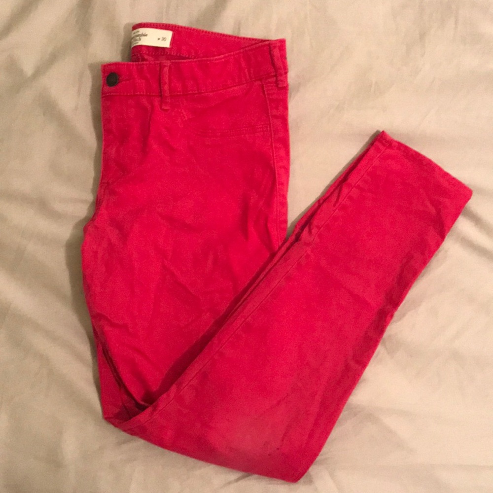 Raspberry Pink Abercrombie Pants